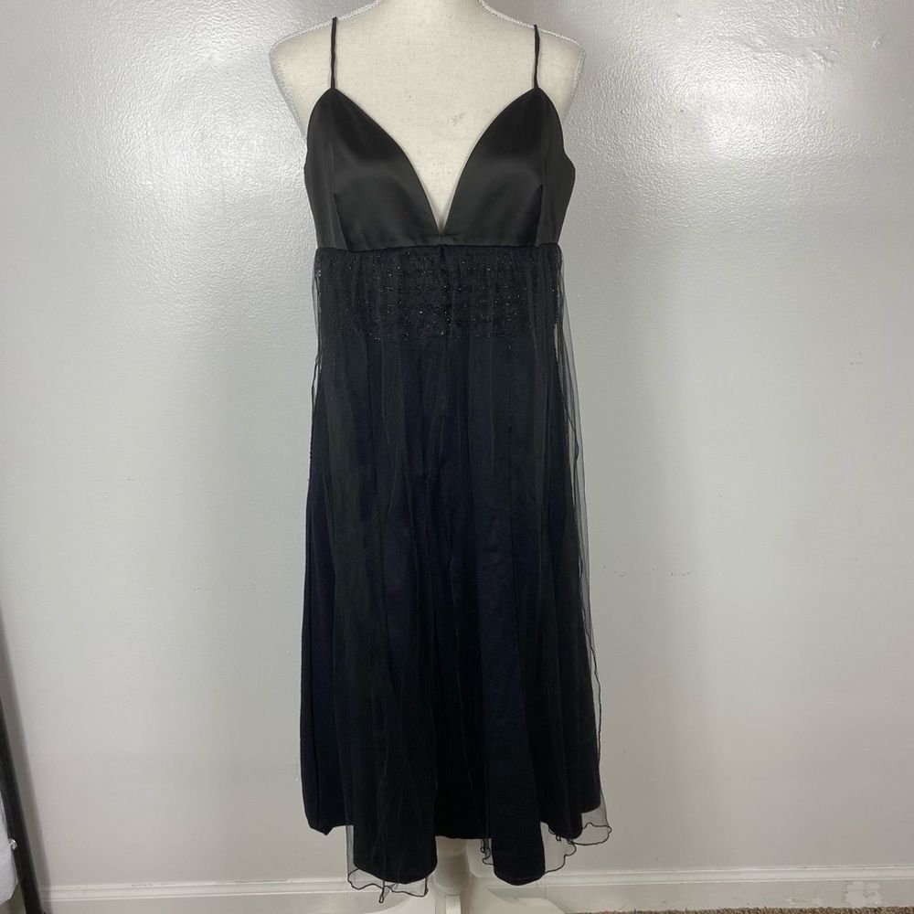 St John Couture black cocktail dress